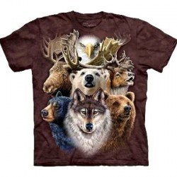 Tee shirt Animaux - Northern Wildlife collage